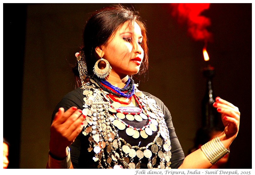 Hojagiri dance Tripura at NYF, Guwahati, Assam India - Images by Sunil Deepak