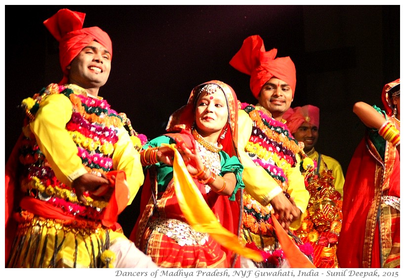Bundelkhand folk dance, Guwahati, India - Images by Sunil Deepak