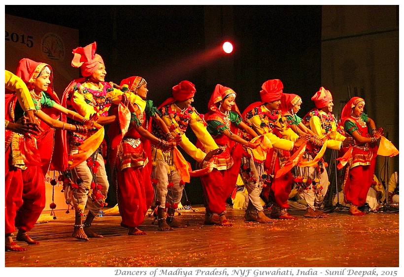 Bundelkhand folk dance, Guwahati, India - Images by Sunil Deepak