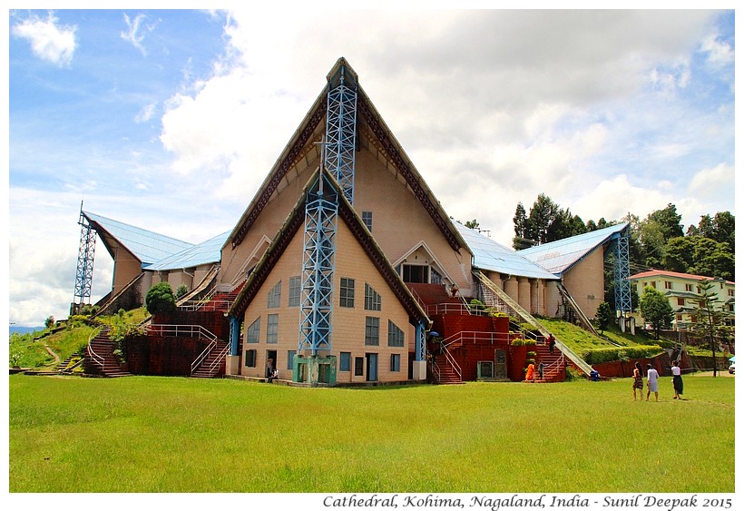 Cathedral, Kohima, Nagaland, India - Images by Sunil Deepak