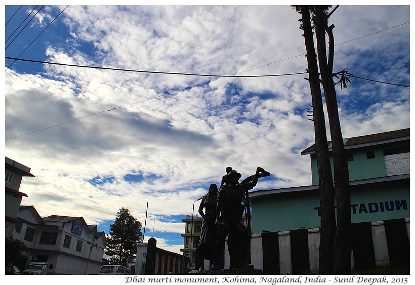 Burma refugee monument, Kohima, Nagaland, India - Images by Sunil Deepak