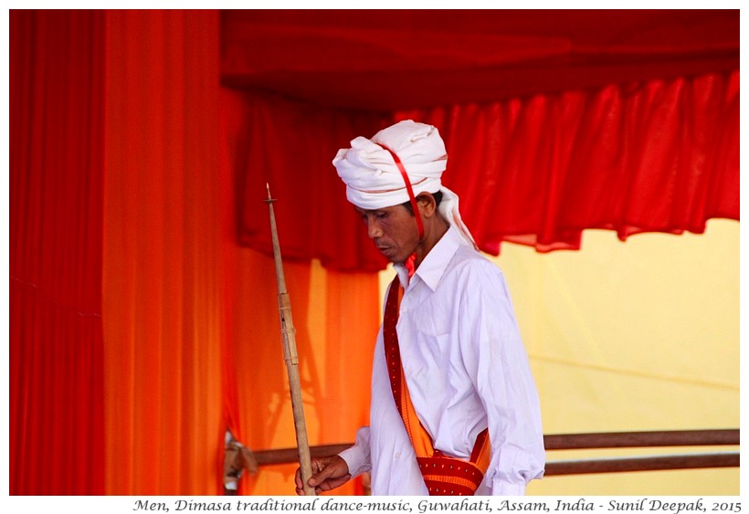 Traditional Dimasa dress, Dima Hasao district, Assam, India - Images by Sunil Deepak