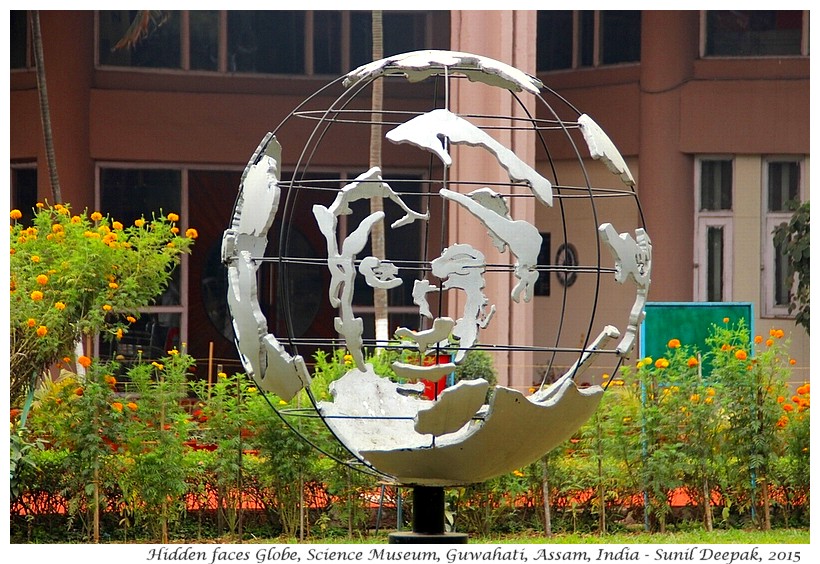 Globe, Science museum, Guwahati, Assam, India - Images by Sunil Deepak