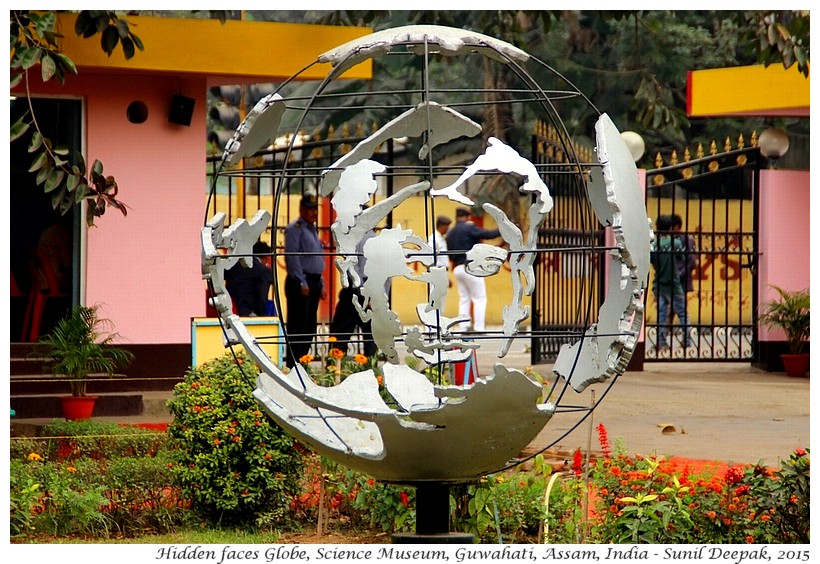 Globe, Science museum, Guwahati, Assam, India - Images by Sunil Deepak