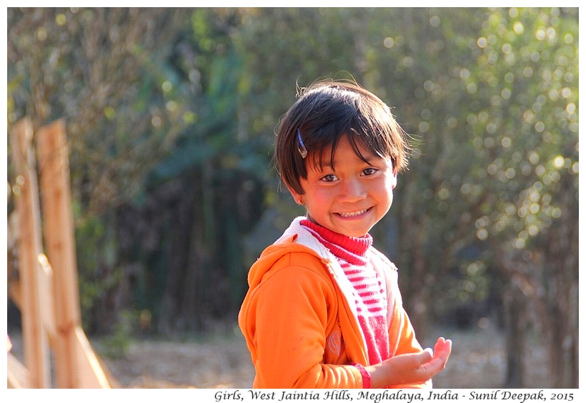 Young girls, West Jaintia hills district, Meghalaya, India - Images by Sunil Deepak