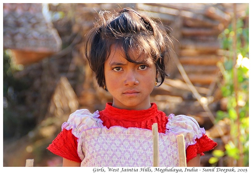 Young girls, West Jaintia hills district, Meghalaya, India - Images by Sunil Deepak