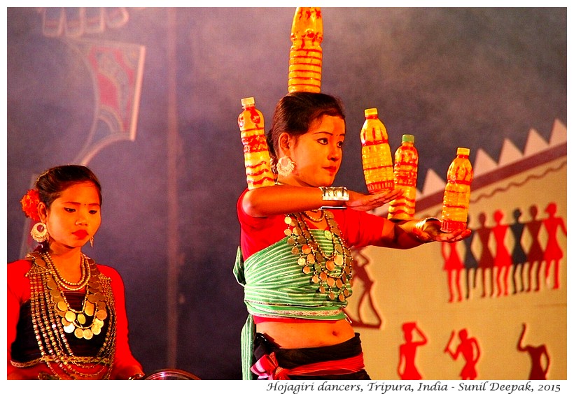 Hojagiri dancers, Tripura, India - Images by Sunil Deepak