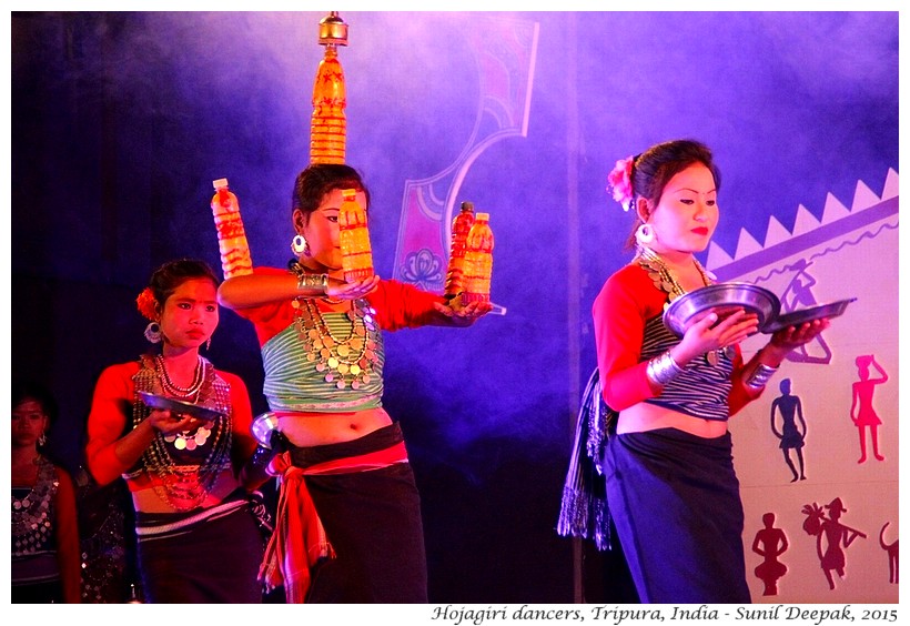 Hojagiri dancers, Tripura, India - Images by Sunil Deepak
