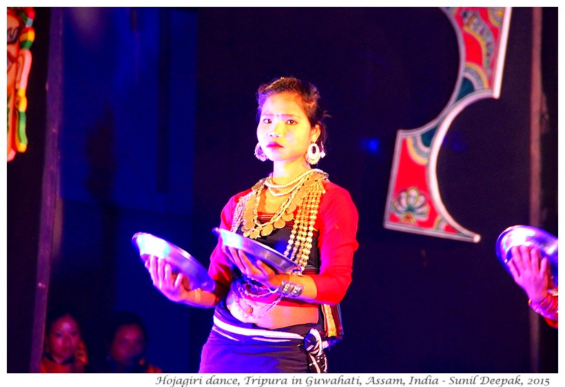 Hojagiri dancer from Tripura, Guwahati, Assam, India - Images by Sunil Deepak