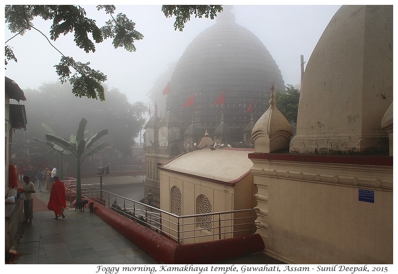 Fog, Kamakhaya temple, Guwahati, Assam, India - Images of Sunil Deepak