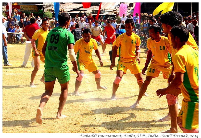 Kabaddi tournament, Kullu, Himachal Pradesh, India - Images by Sunil Deepak