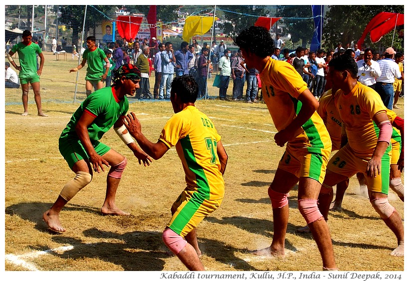 Kabaddi tournament, Kullu, Himachal Pradesh, India - Images by Sunil Deepak