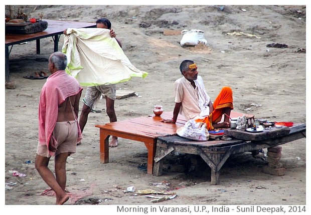 Varanasi morning, UP, India - Images by Sunil Deepak