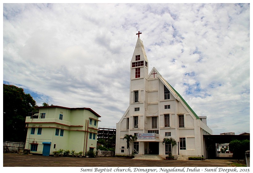 Baptist chuurches, Nagaland, India - Images by Sunil Deepak