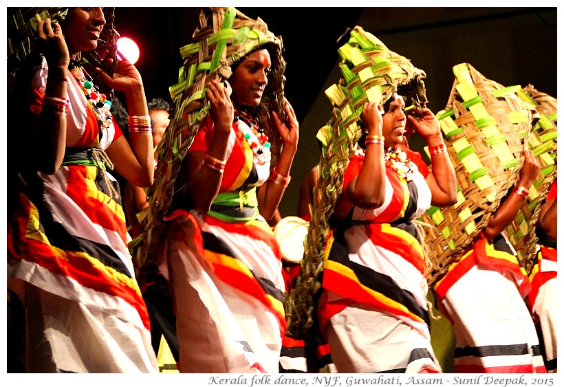 Paniya folk dance, National Youth Festival, Guwahati, Assam, India - Images by Sunil Deepak 