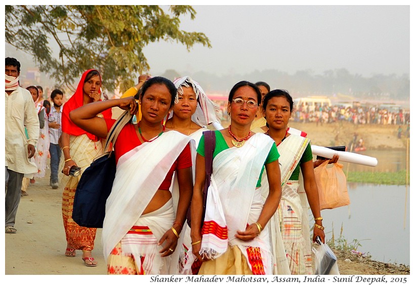 Women, Shanker Mahadev Mahotsav, Assam, India - Images by Sunil Deepak