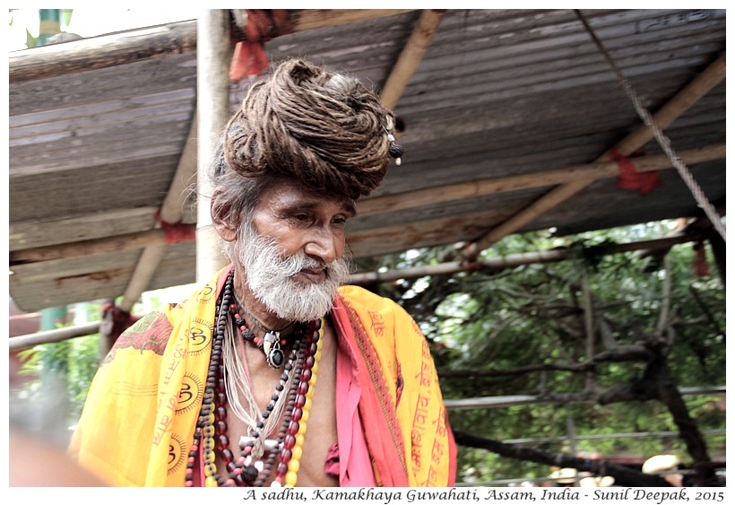 A sadhu devotee of Shiva, Guwahati, Assam, India - Images by Sunil Deepak