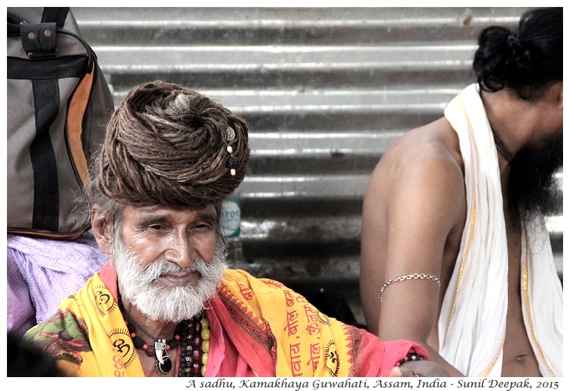 A sadhu devotee of Shiva, Guwahati, Assam, India - Images by Sunil Deepak