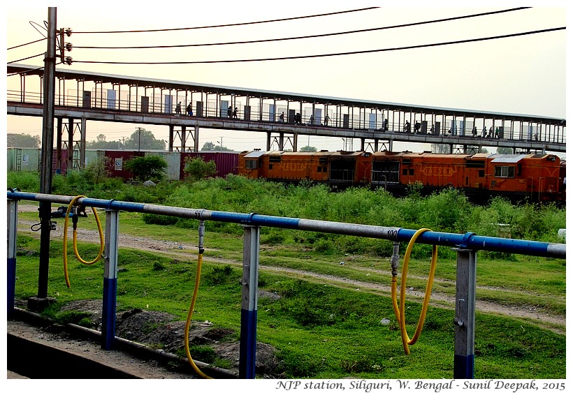 NJP station, Siliguri, West Bengal, India - Images by Sunil Deepak