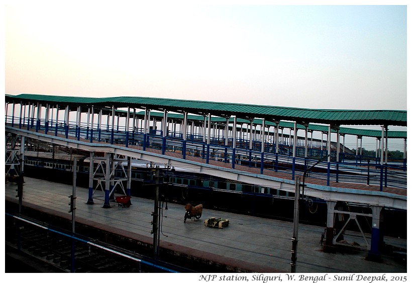 NJP station, Siliguri, West Bengal, India - Images by Sunil Deepak