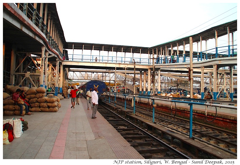NJP station, Siliguri, West Bengal, India - Images by Sunil Deepak