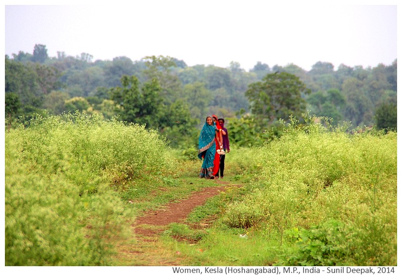 Village women, Kesla Hoshangabad dist, M.P., India - Images by Sunil Deepak, 2014