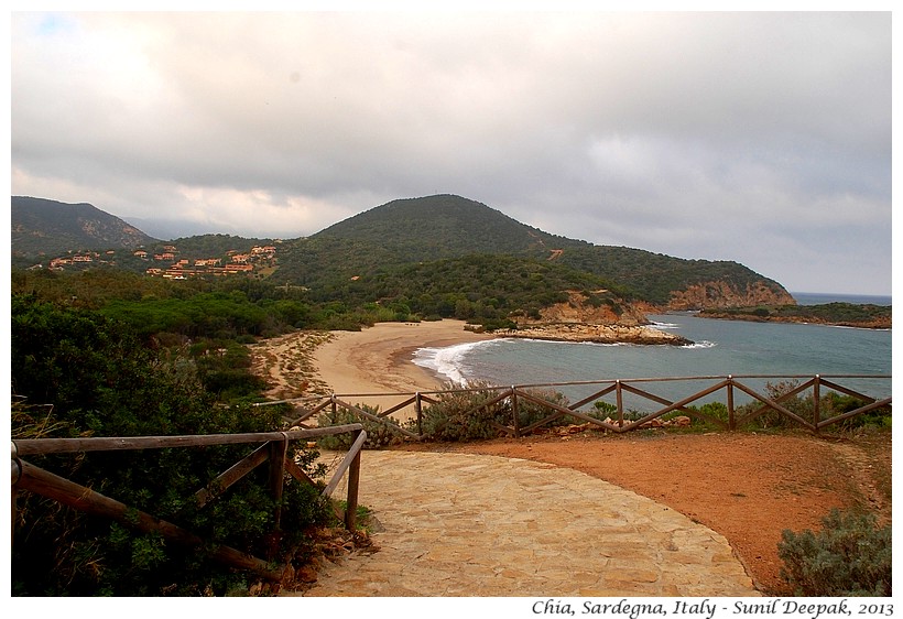 Beach, Chia, Sardegna, Italy - Images by Sunil Deepak