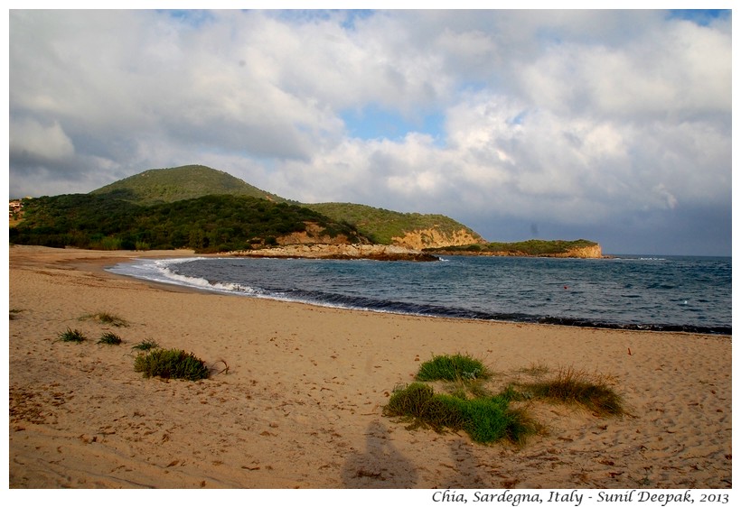 Beach, Chia, Sardegna, Italy - Images by Sunil Deepak