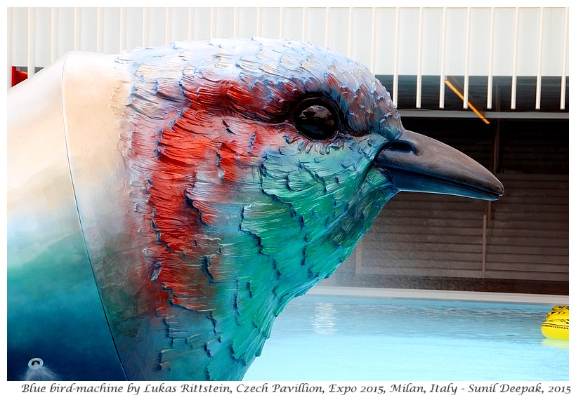 Czech bird, Expo 2015, Milan, Italy - Images by Sunil Deepak