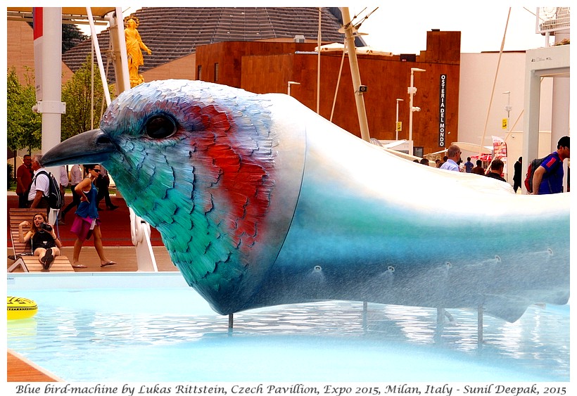 Czech bird, Expo 2015, Milan, Italy - Images by Sunil Deepak