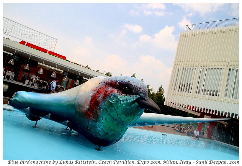 Czech bird, Expo 2015, Milan, Italy - Images by Sunil Deepak