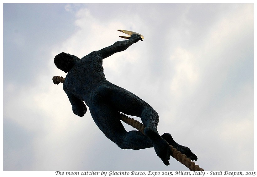 Moon catcher by Giacinto Bosco, Expo 2015, Milan, Italy - Images by Sunil Deepak