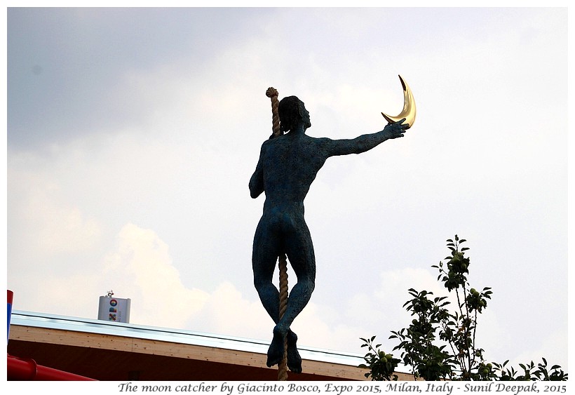 Moon catcher by Giacinto Bosco, Expo 2015, Milan, Italy - Images by Sunil Deepak