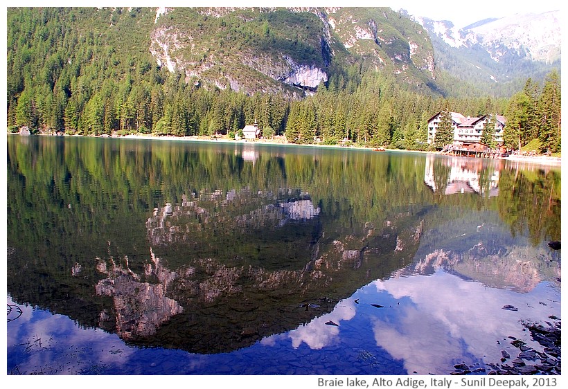 Braie lake, South Tyrol, Italy - Images by Sunil Deepak, 2013