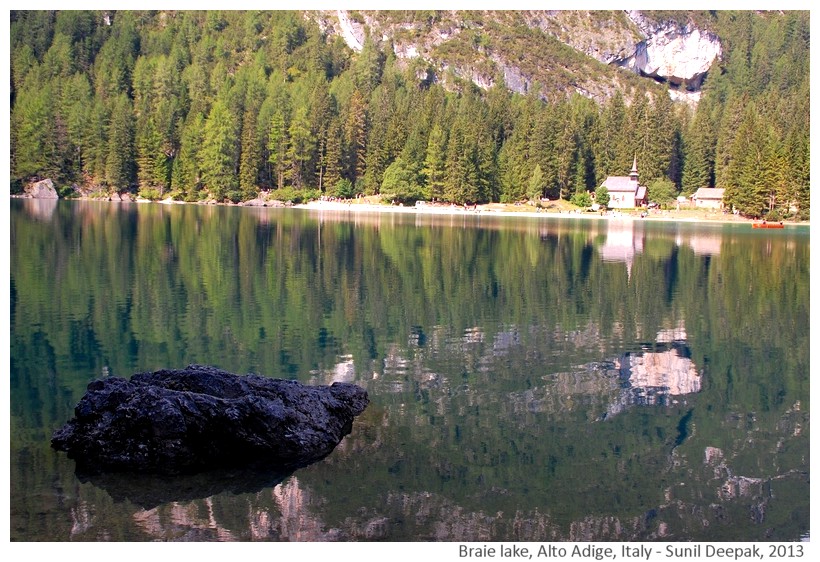 Braie lake, South Tyrol, Italy - Images by Sunil Deepak, 2013