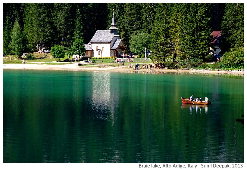 Braie lake, South Tyrol, Italy - Images by Sunil Deepak, 2013