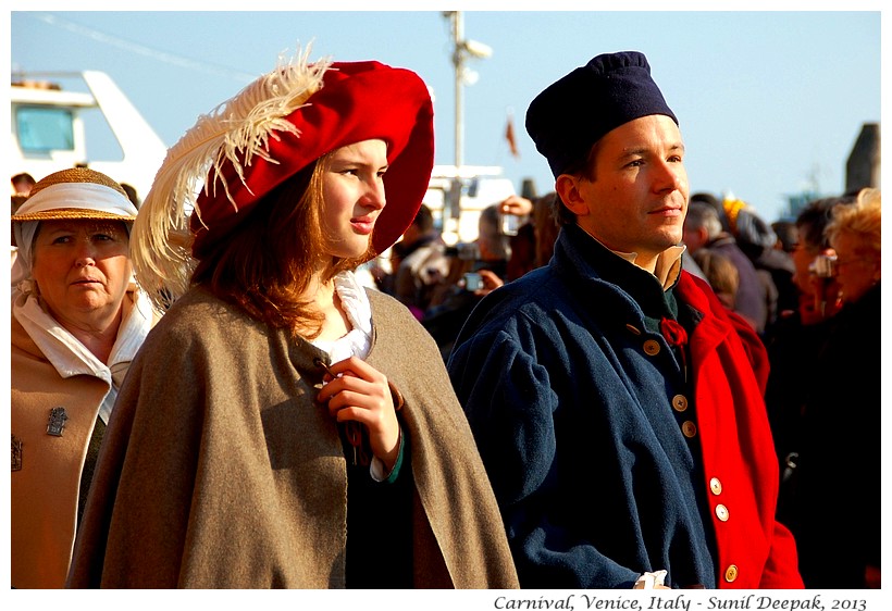 Couples at Carnival, Venice, Italy - Images by Sunil Deepak