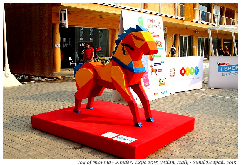 Joy of Moving horse, Expo 2015, Milan, Italy - Images by Sunil Deepak