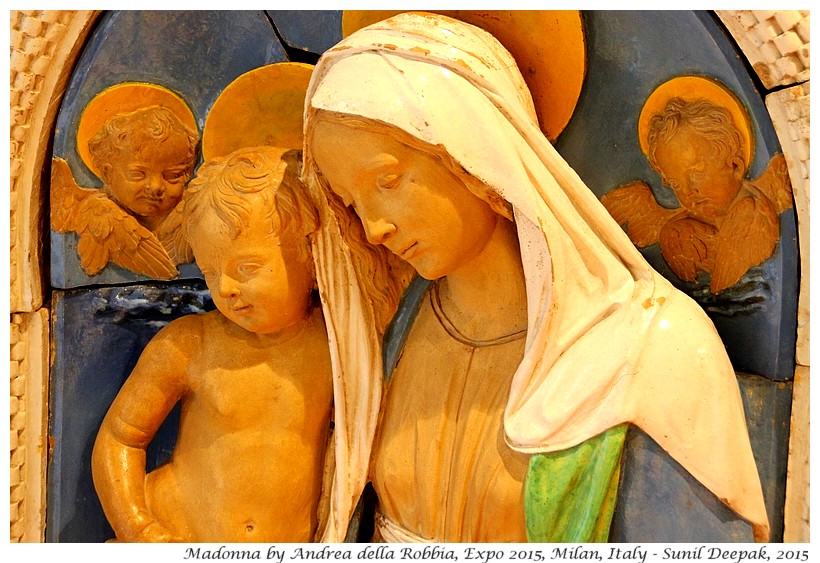 Madonna by Andrea della Robbia, Expo 2015, Milan, Italy