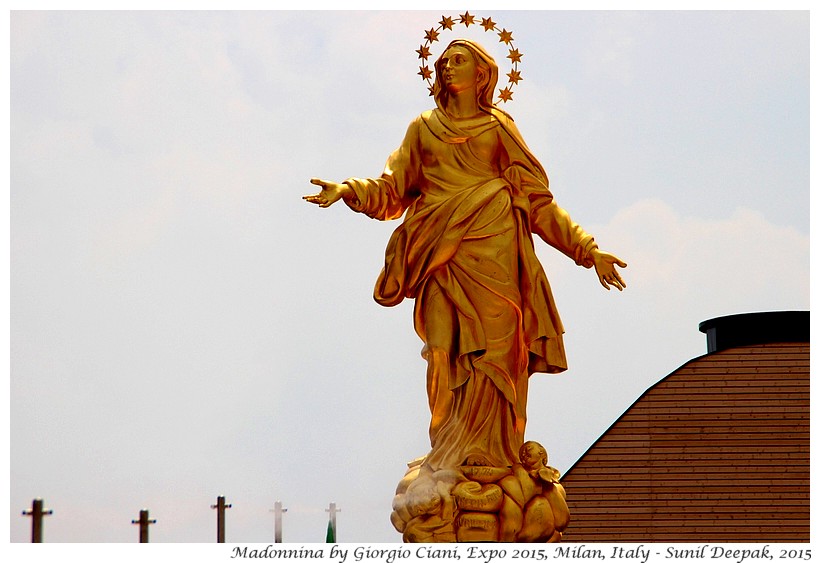 Madonnina by Giorgio Ciani, Expo 2015, Milan, Italy