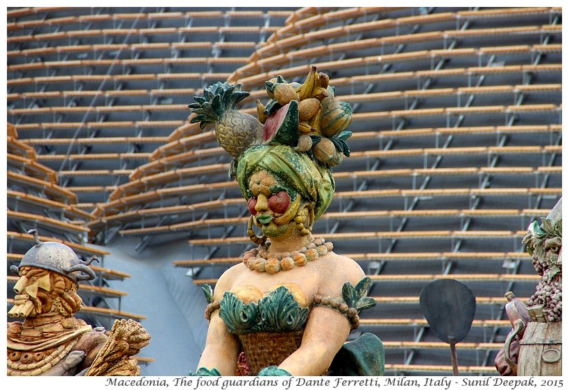 Guardians of food by Dante Ferretti, Expo 2015, Milan, Italy - Images by Sunil Deepak