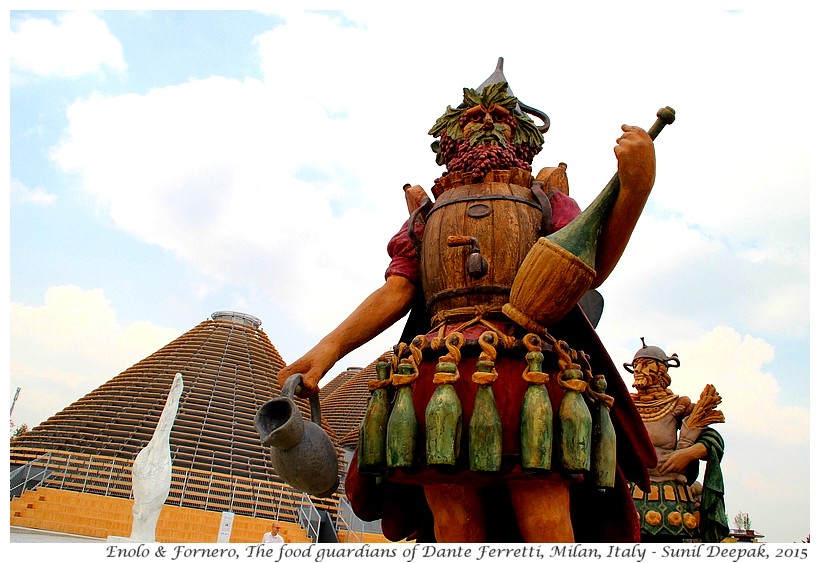 Guardians of food by Dante Ferretti, Expo 2015, Milan, Italy - Images by Sunil Deepak