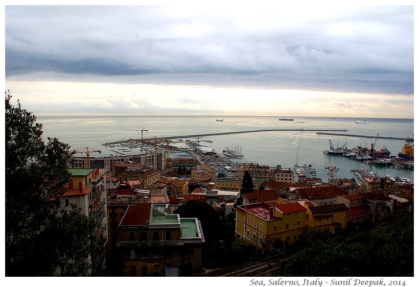 Panorama Bay of Salerno, Italy - Images by Sunil Deepak