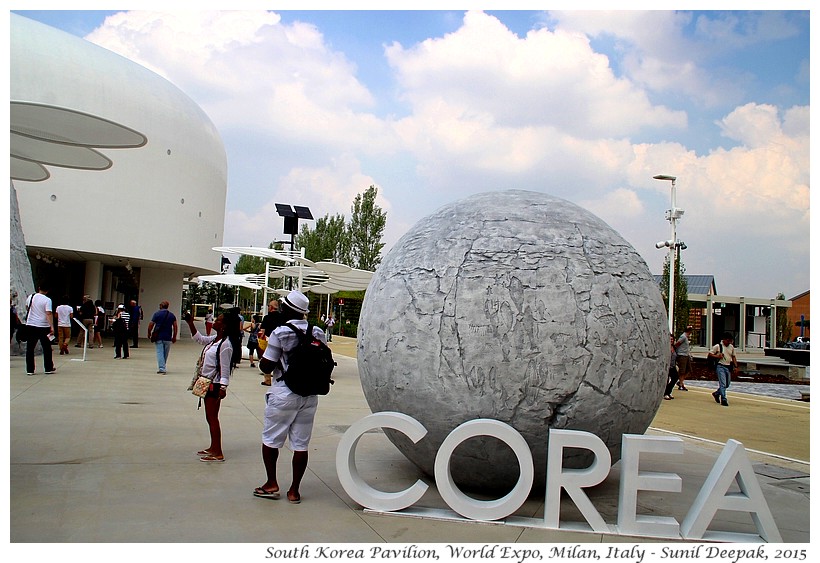 Korea pavilion, Expo 2015, Milan, Italy - Images by Sunil Deepak