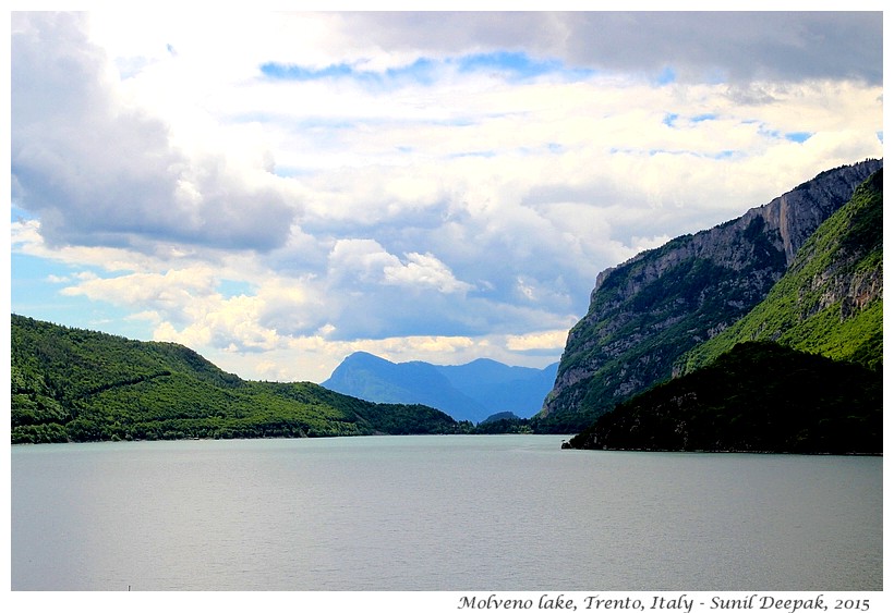 Afternoon, Molveno lake, Trento, Italy - Images by Sunil Deepak