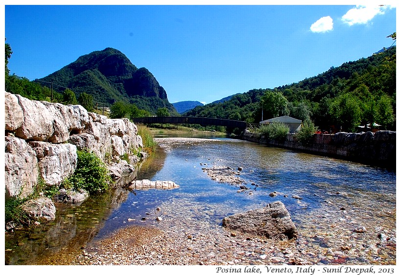 Posina lake, Veneto, Italy - Images by Sunil Deepak