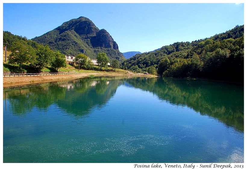 Posina lake, Veneto, Italy - Images by Sunil Deepak