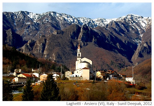 Snow in Laghetti, Arsiero (VI), Italy - images by Sunil Deepak, 2012