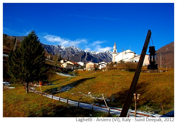 Snow in Laghetti, Arsiero (VI), Italy - images by Sunil Deepak, 2012