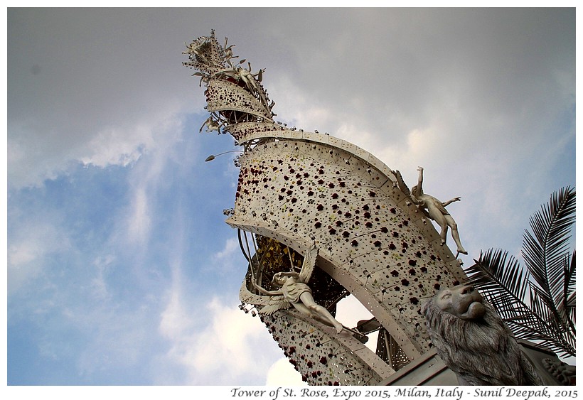 Tower of St Rose, Expo 2015, Milan, Italy - Images by Sunil Deepak